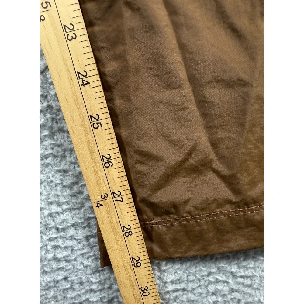 REI Brown UPF 30+ 100% Nylon Convertible Cargo Pants with Belt Womens 14 P